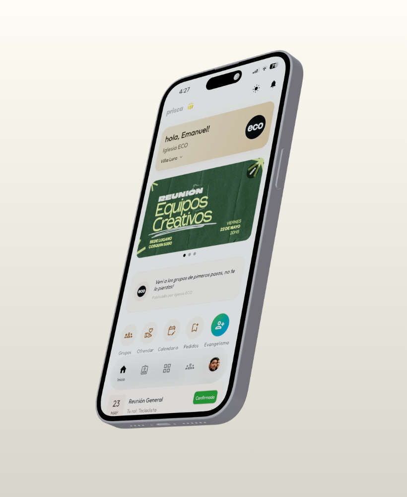 Prisca Mobile Mockup